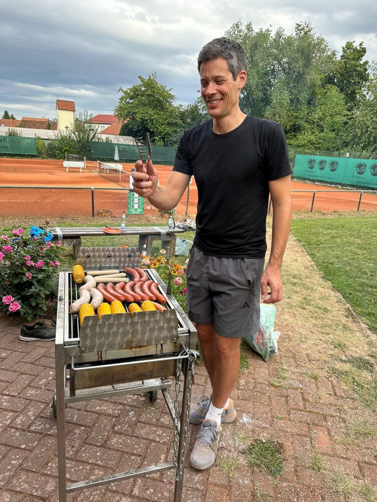 Grilllmeister war Stefan Schmidt 